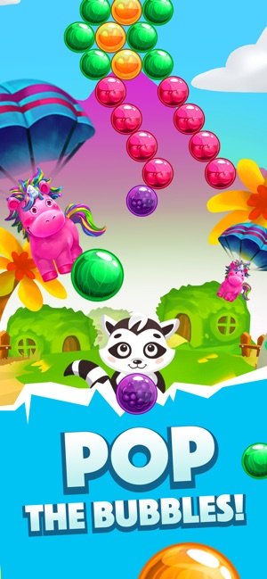 Unicorn Pop Bubble Shooter0