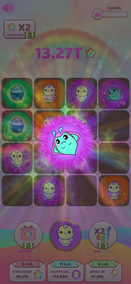 idle卡哇伊蓬松合并进化游戏5