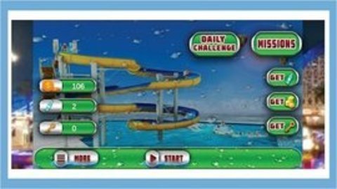 水滑梯冲刺3D（Water Slide Race）0