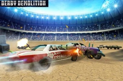 拆毁德比汽车战争（Demolition Derby Cars War）0