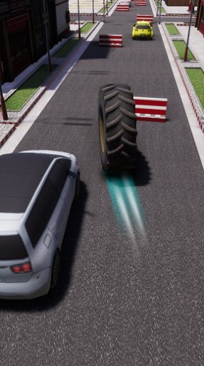 疯狂的轮胎竞速1