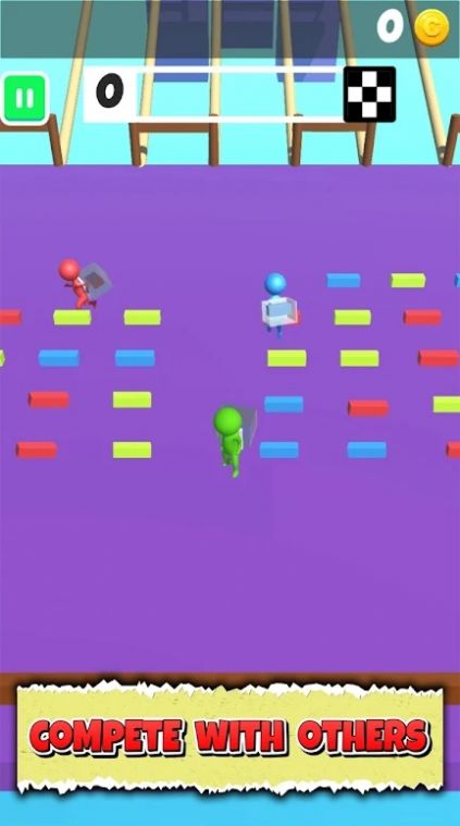 搭桥跑酷冲刺比赛1