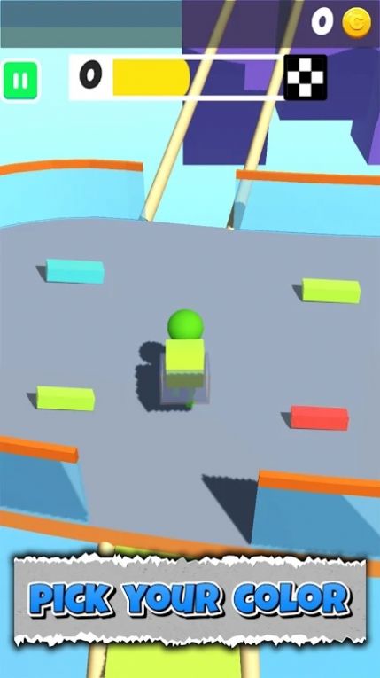 搭桥跑酷冲刺比赛3