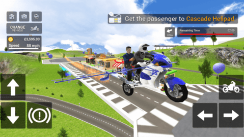 摩托飞车模拟赛（Flying Motorbike Simulator）0