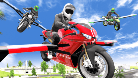 摩托飞车模拟赛（Flying Motorbike Simulator）2