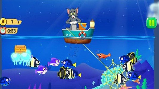 猫和老鼠钓鱼0