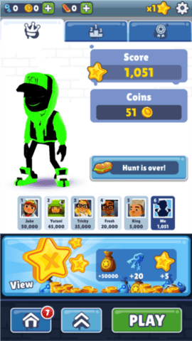 地铁跑酷神迹版3