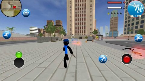 美国警察火柴人英雄1