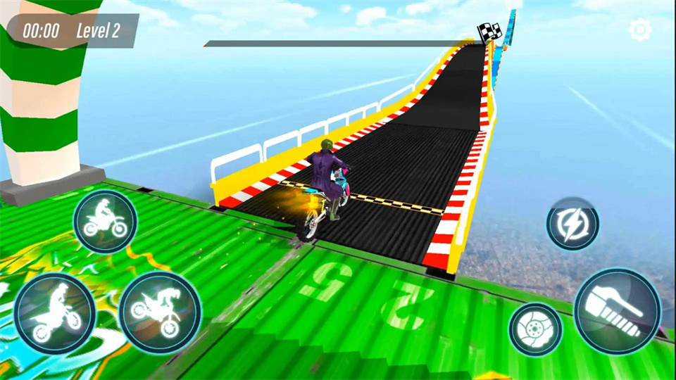 巨型坡道摩托特技3D0