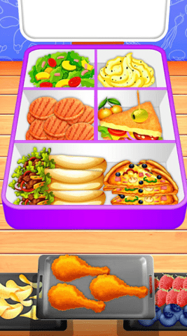 装满饭盒（Tiffin Organizer Game）1