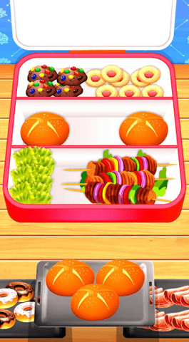 装满饭盒（Tiffin Organizer Game）2