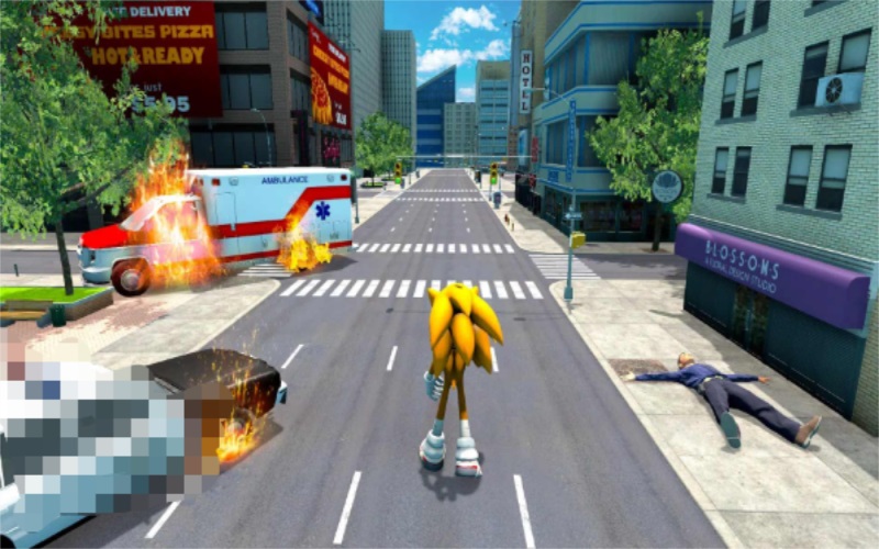 超级蓝刺猬绳索英雄