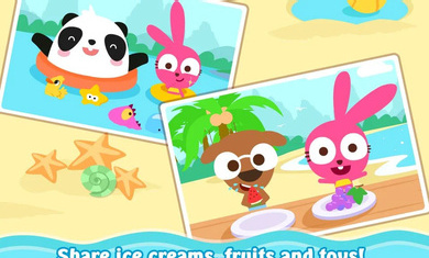 泡泡兔夏日海滩2