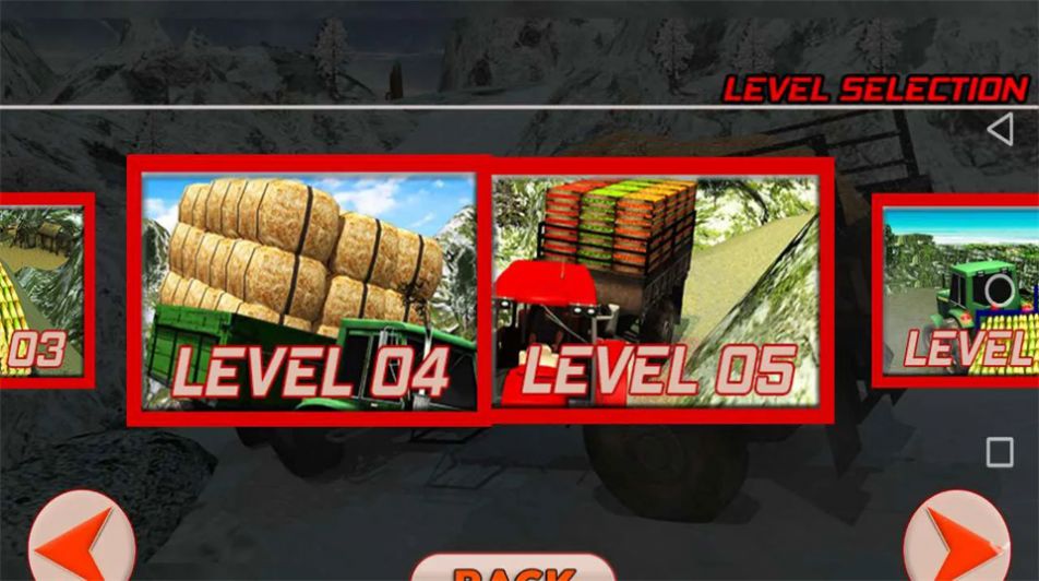 运输拖拉机爬山0