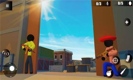 火柴人士兵射击1