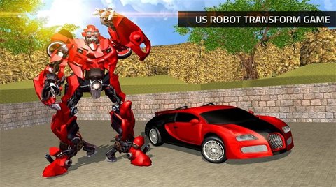 机器人汽车驾驶（US Robot Transform Car）2