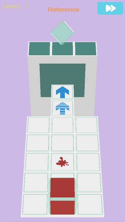 立方体滚动上色1