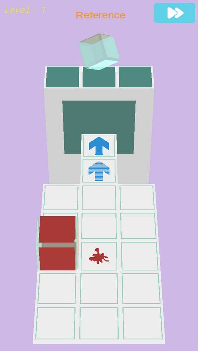 立方体滚动上色2