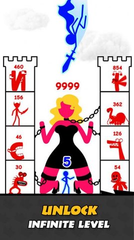 坚持英雄战斗塔战（Stick Hero FightTower Battle）1