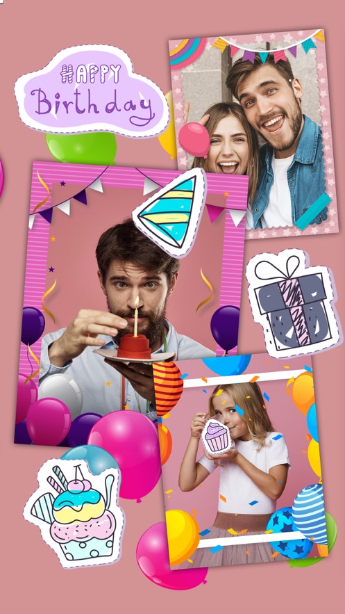 生日快乐照片和卡片0