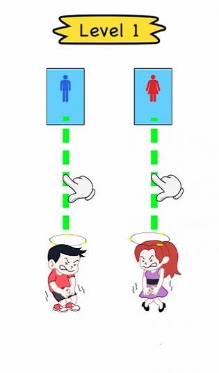 厕所冲刺比赛绘制拼图1