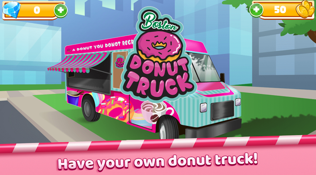 波士顿甜甜圈卡车0