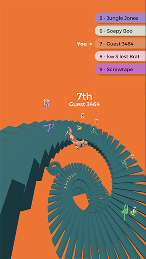 布娃娃楼梯坠落1