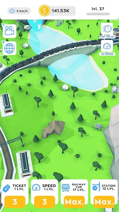 空闲火车铁路大亨0