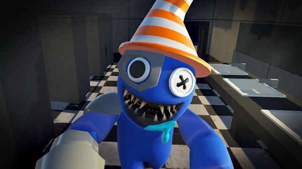 蓝色怪物彩虹屋1