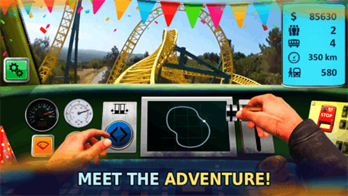 过山车火车模拟器0