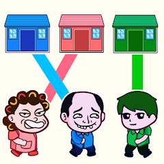 画线回家脑力谜题