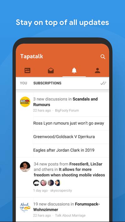 Tapatalk app5