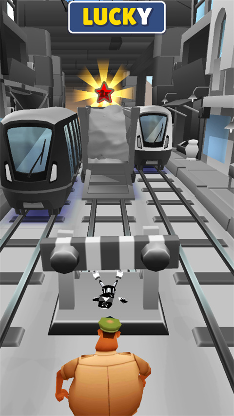 地铁跑酷超级黑白双旦版本0