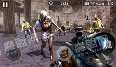 僵尸猎手战场射击1