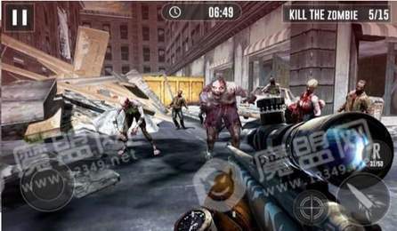 僵尸猎手战场射击3