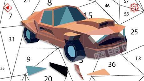 汽车无多边形艺术0