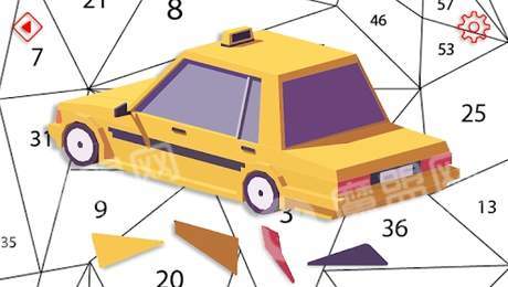 汽车无多边形艺术1
