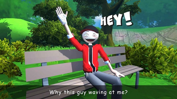 愤怒的男孩佩多罗和他的朋友0