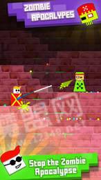 方块人跳跃射击1