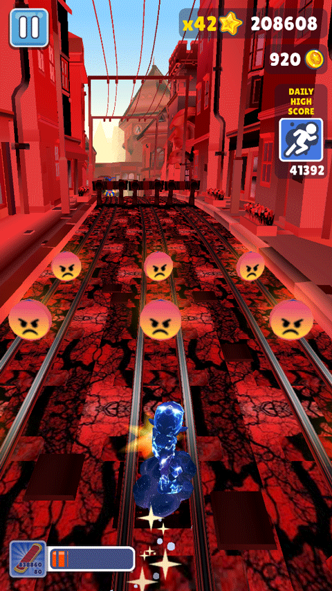 地铁跑酷愤怒金币版3