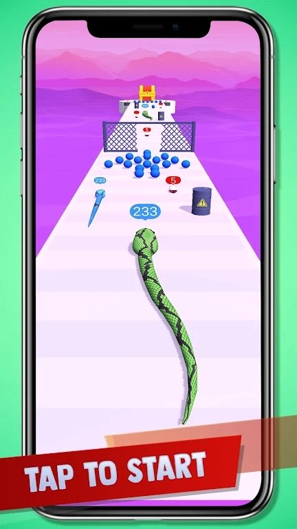 蛇皮走位跑酷大挑战