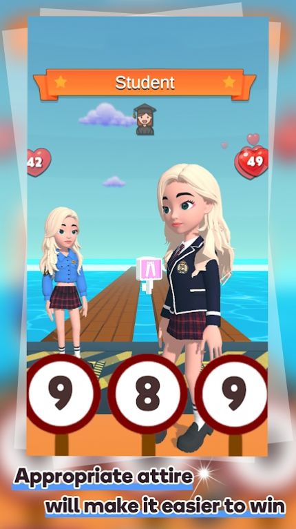 时尚女孩打扮秀1