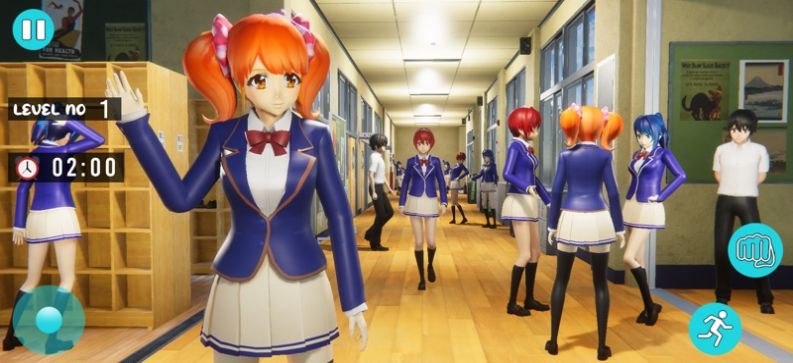 动漫女孩学校生活模拟0