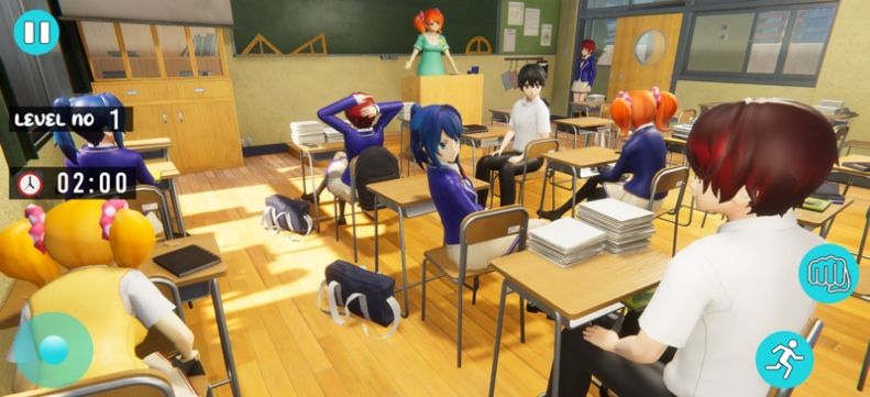 动漫女孩学校生活模拟1