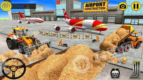 机场施工挖掘机3