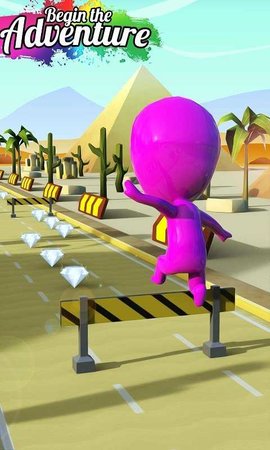 扭曲的颜色赛跑者0