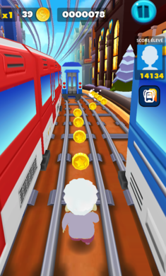 地铁跑酷蜡笔小新0