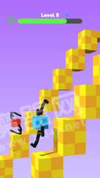 绘制跑步者攀岩1