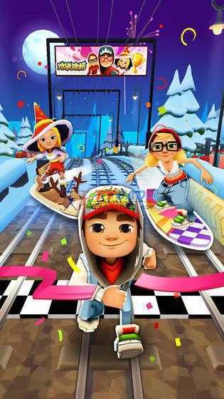 地铁跑酷全皮肤雪地版超级杰克3