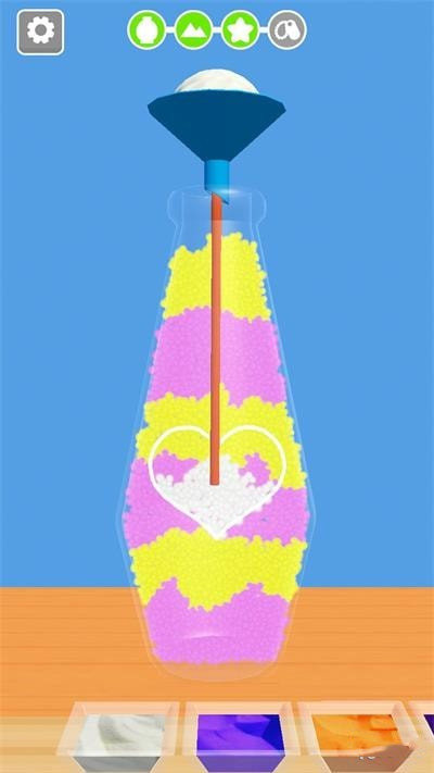 DIY彩色瓶沙艺术0